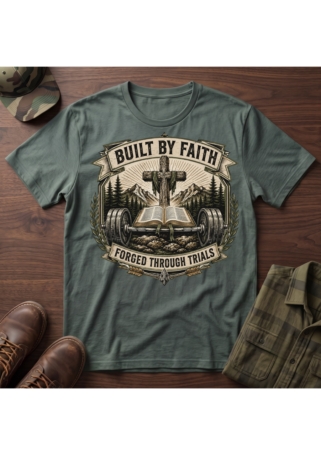 Built By Faith T-Shirt