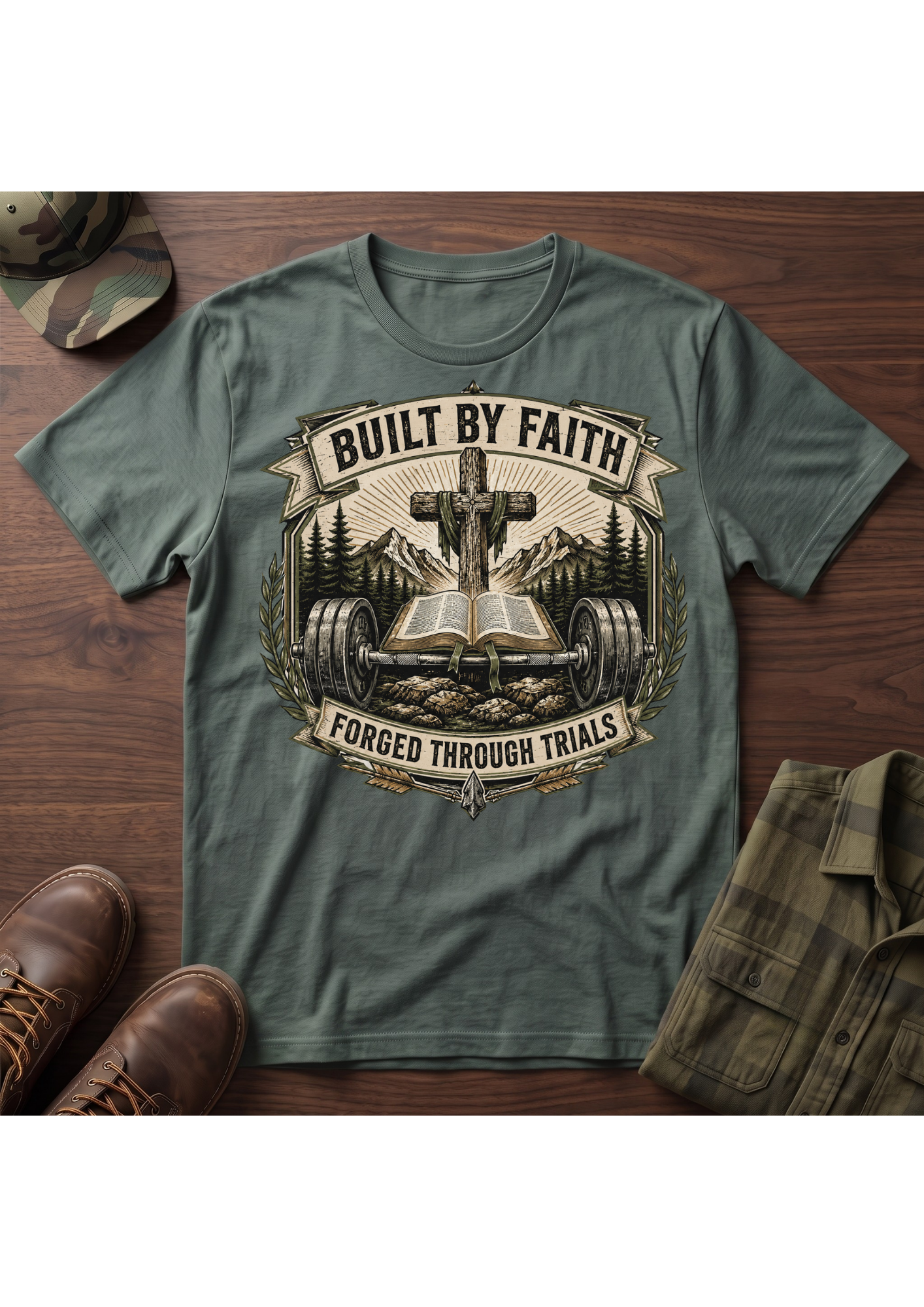 Built By Faith T-Shirt