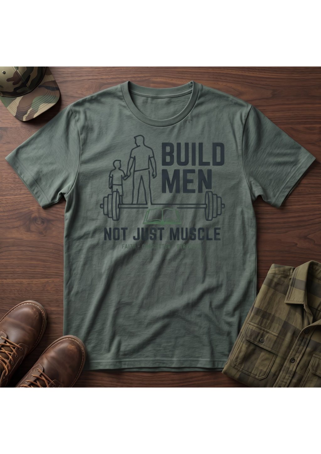 Build Men Fatherhood T-Shirt