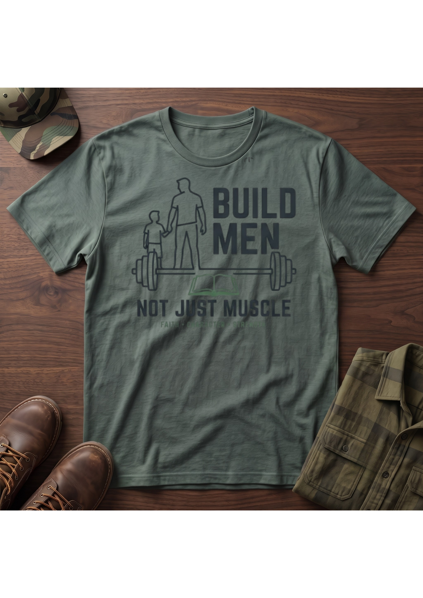 Build Men Fatherhood T-Shirt