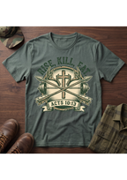 Rise, Kill, Eat Cross, Arrow and Barbell T-Shirt