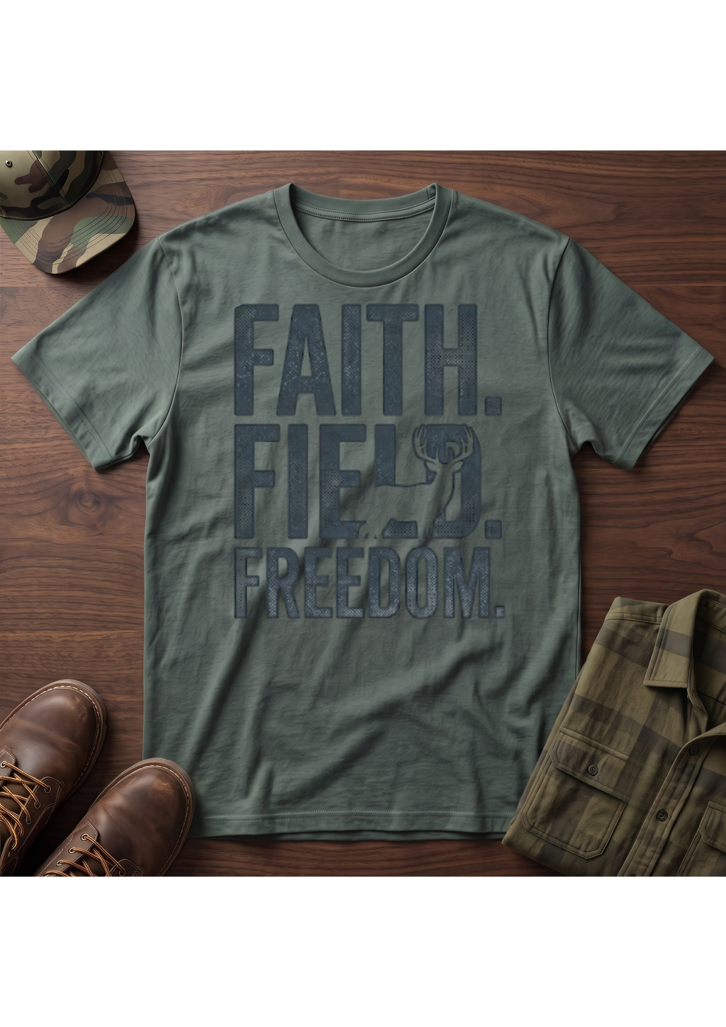 Faith, Field, Freedom T-Shirt