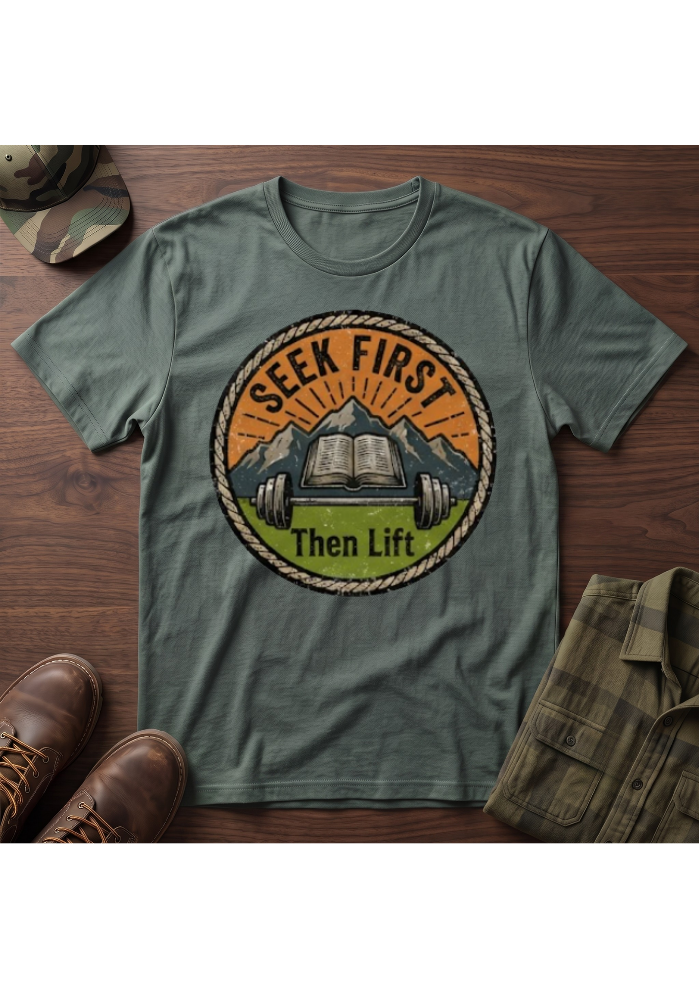 Seek First, Then Lift T-Shirt