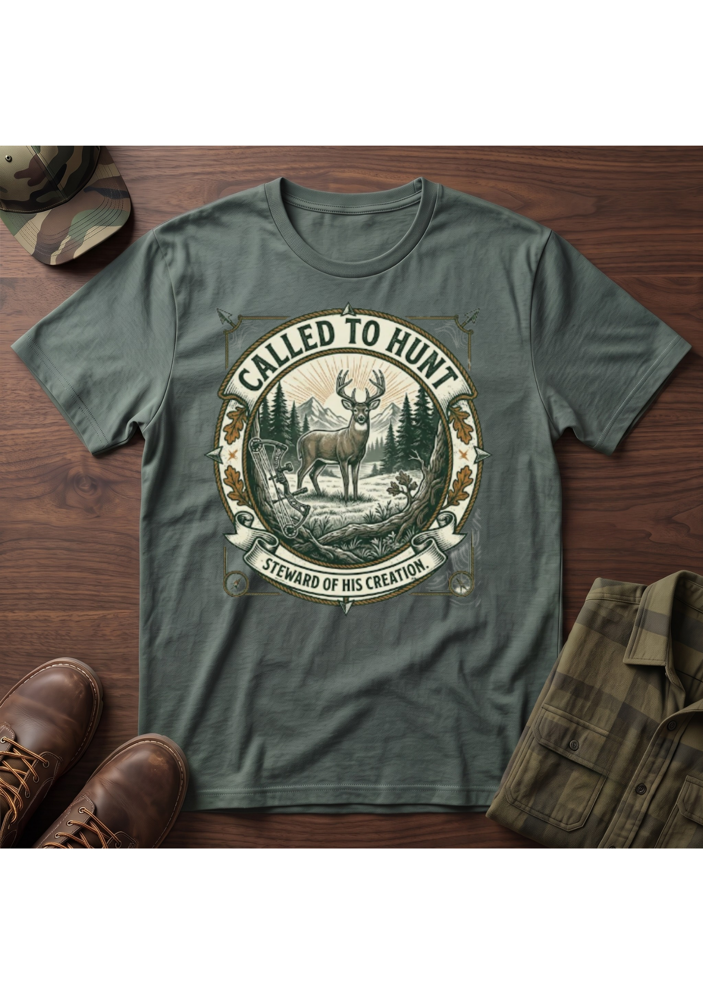 Called to Hunt Portrait T-Shirt