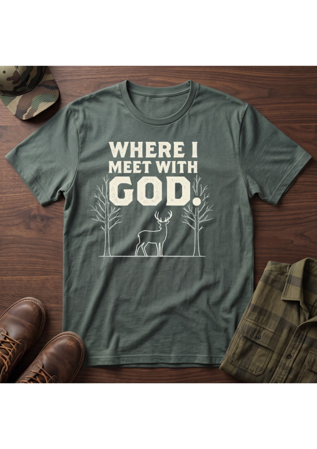 Where I meet with God T-Shirt