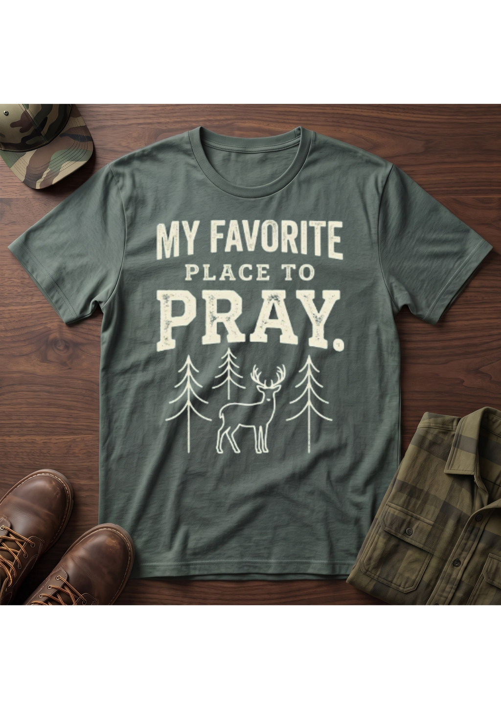 My Favorite Place to Pray T-Shirt