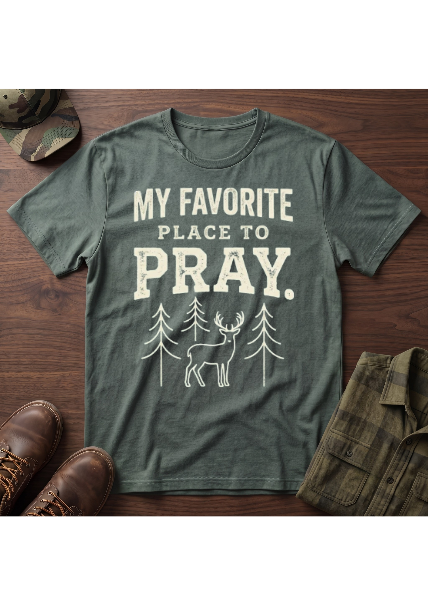 My Favorite Place to Pray T-Shirt