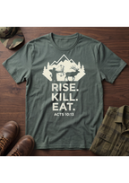 Rise. Kill. Eat. Stacked T-Shirt