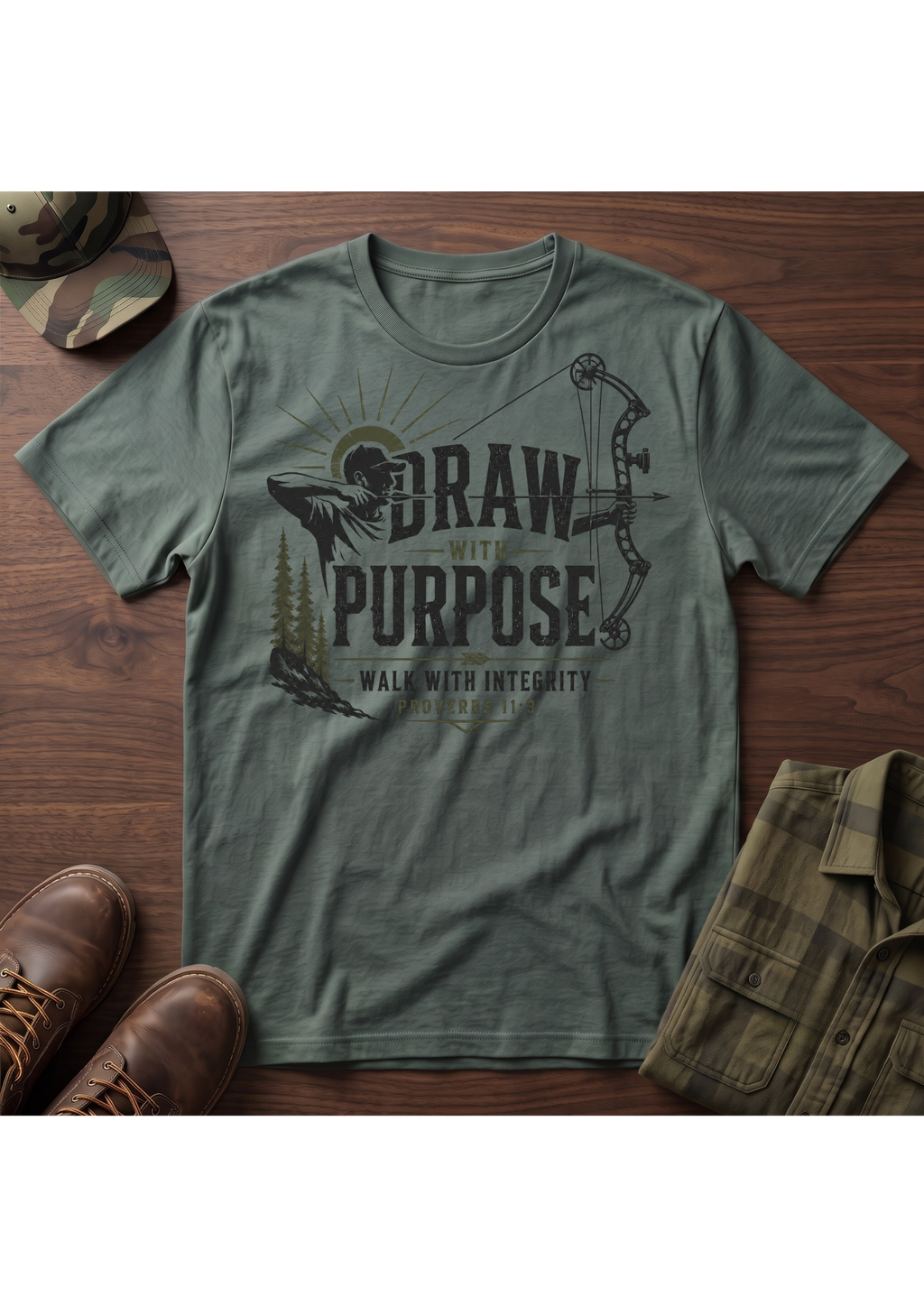 PROVERBS 11:3 T-SHIRT