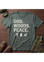 God, Woods, Peace T-Shirt