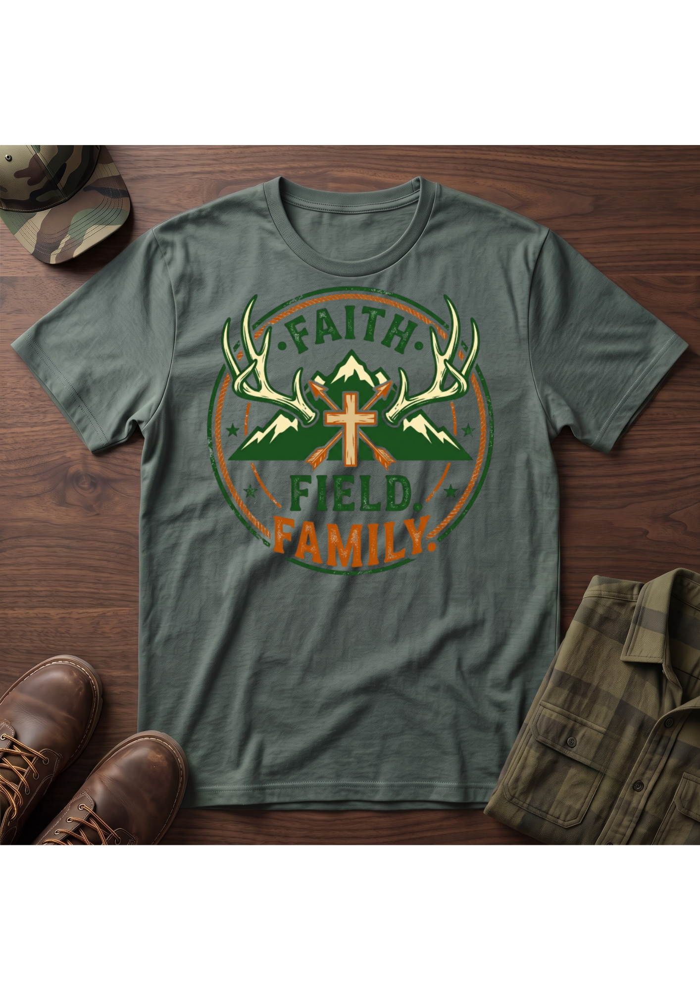 Faith, Field, Family T-Shirt
