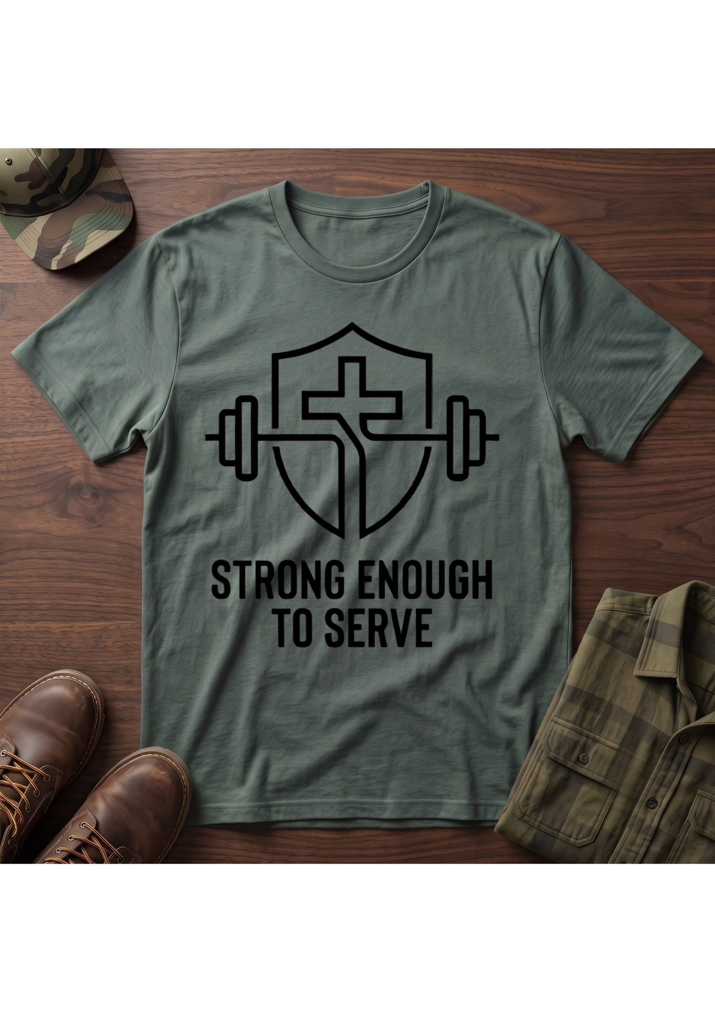 Strong Enough to Serve Minimal T-Shirt