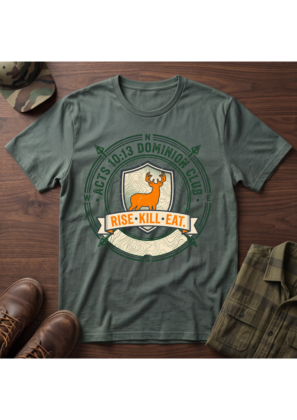 Rise, Kill, Eat Buck Silhouette T-Shirt