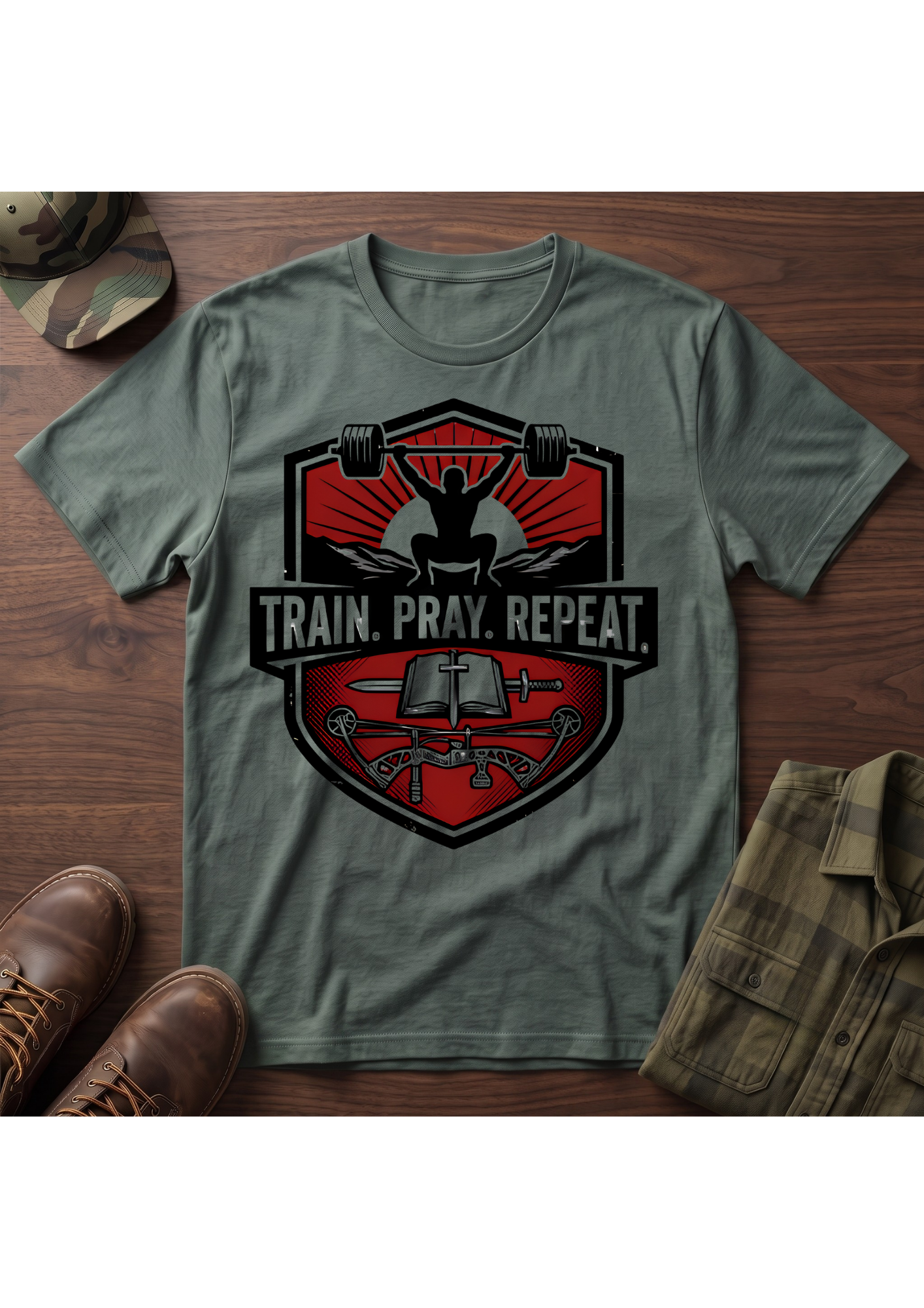 Train Pray Repeat T-Shirt