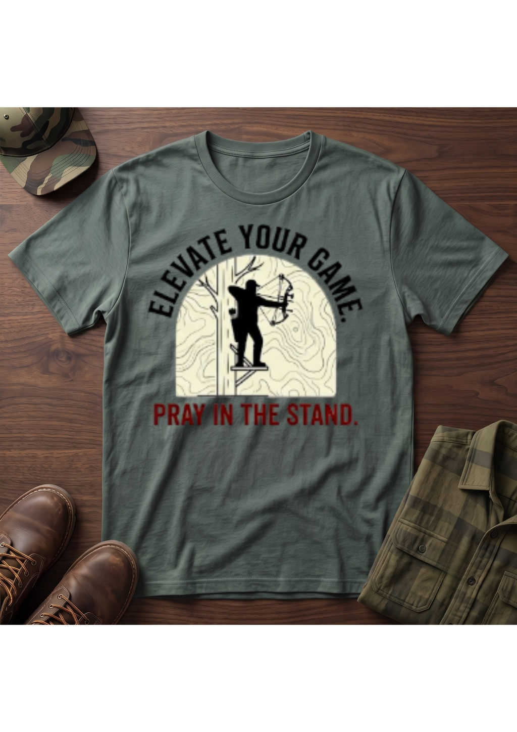 Elevate Your Game, Pray in the Stand T-Shirt