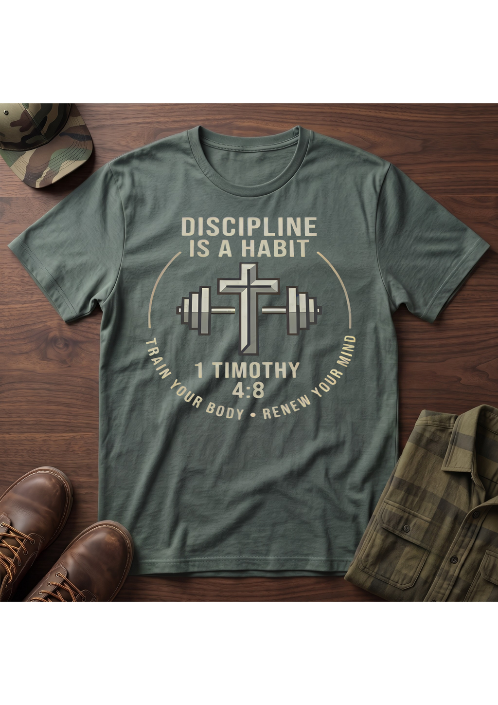 Faith Fitness Discipline T-Shirt