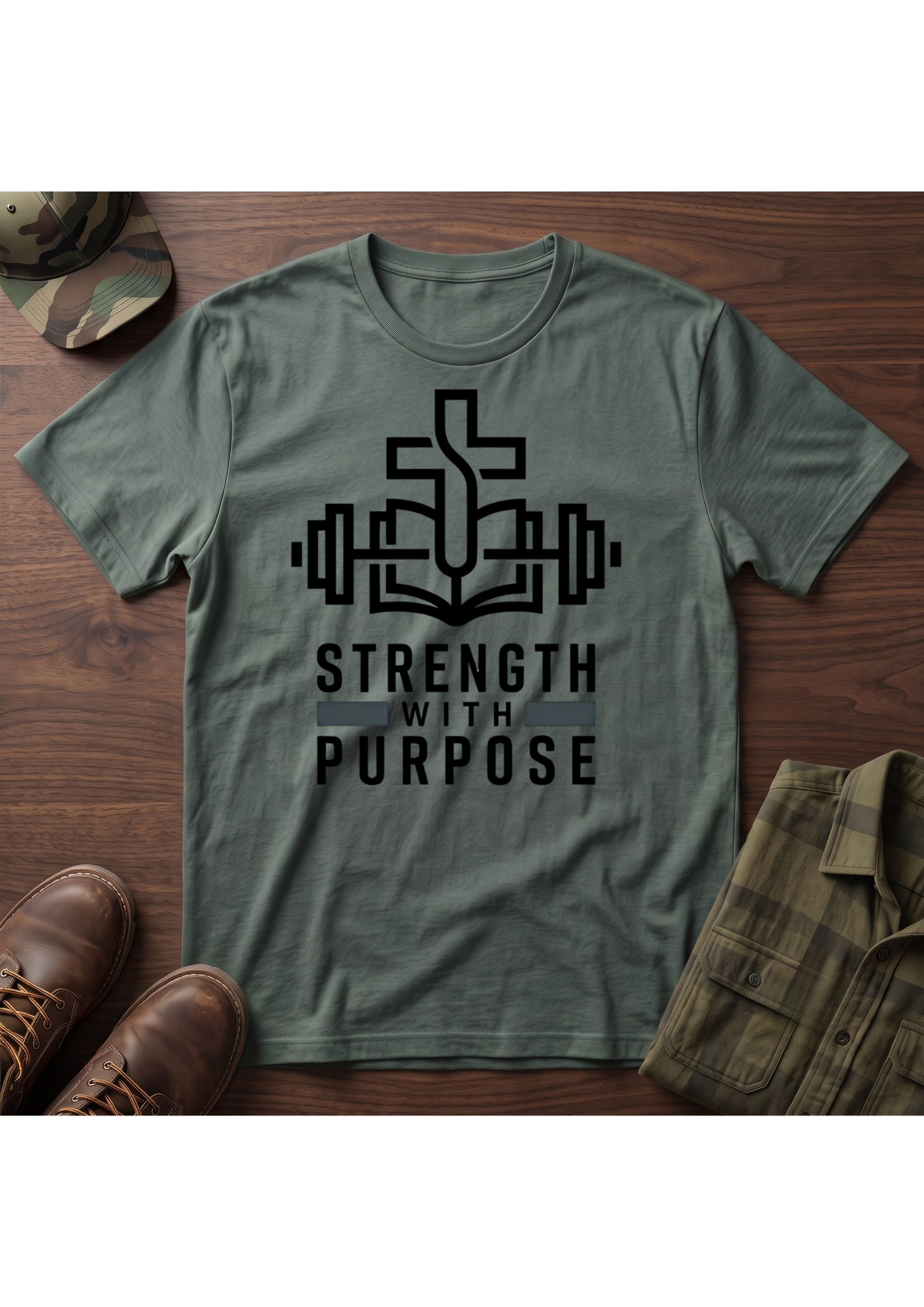 Strength with Purpose Minimalist T-Shirt