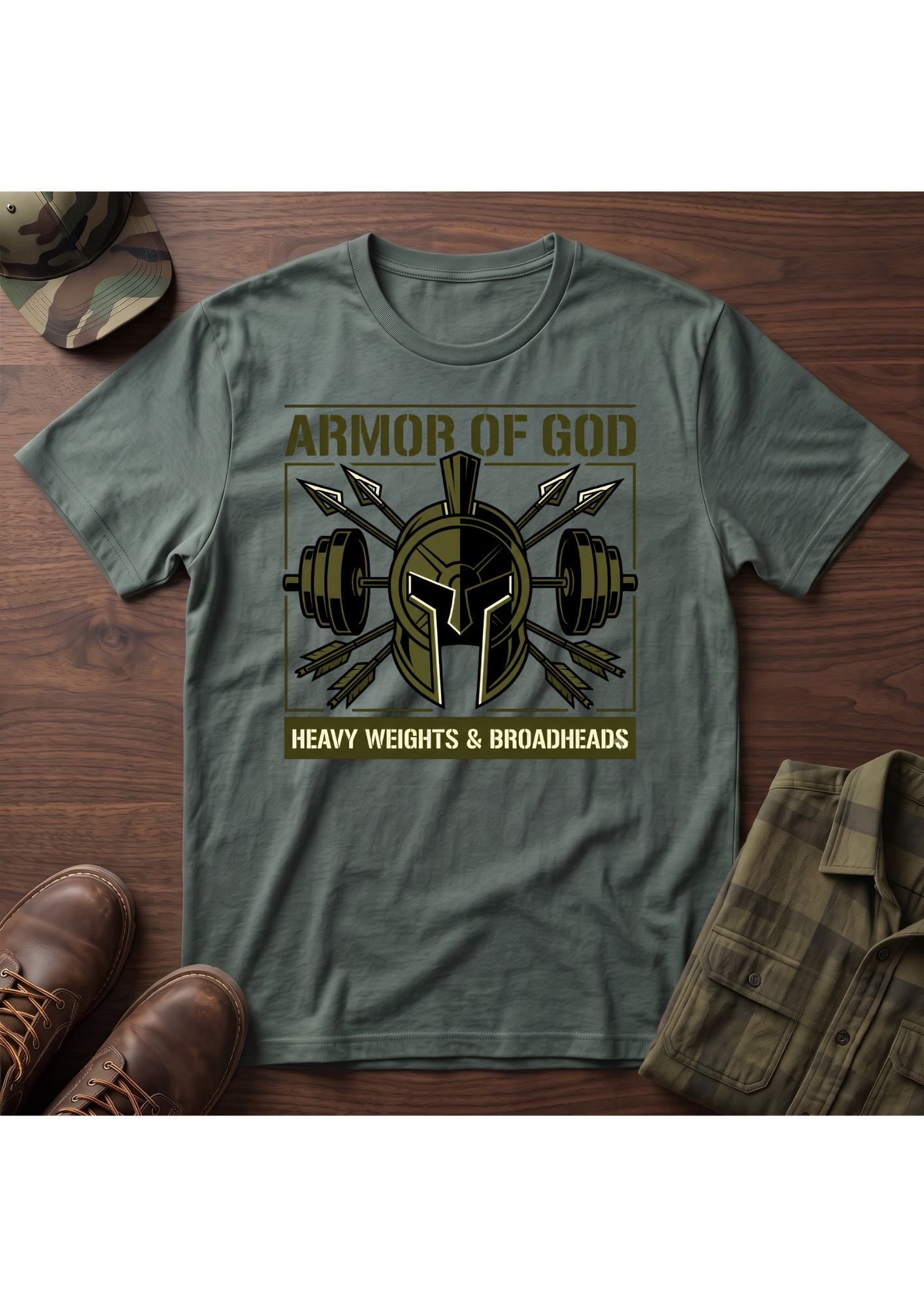 Armor of God, Heavy Weights, and Broadheads T-Shirt