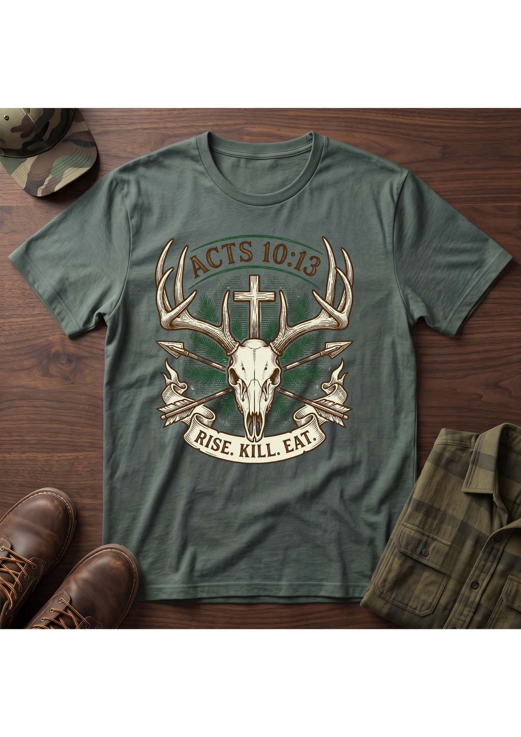 Rise, Kill, Eat Deadhead T-Shirt
