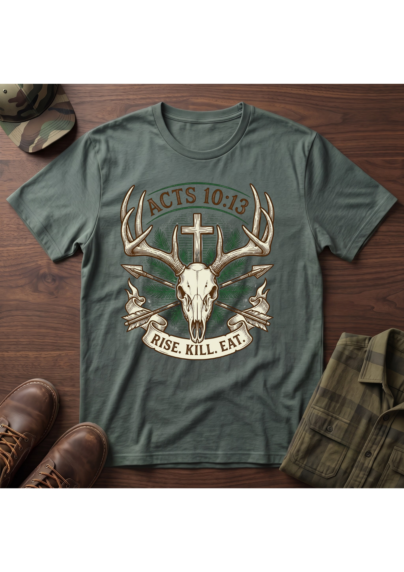 Rise, Kill, Eat Deadhead T-Shirt