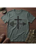 Cross, Barbell and Arrow T-Shirt
