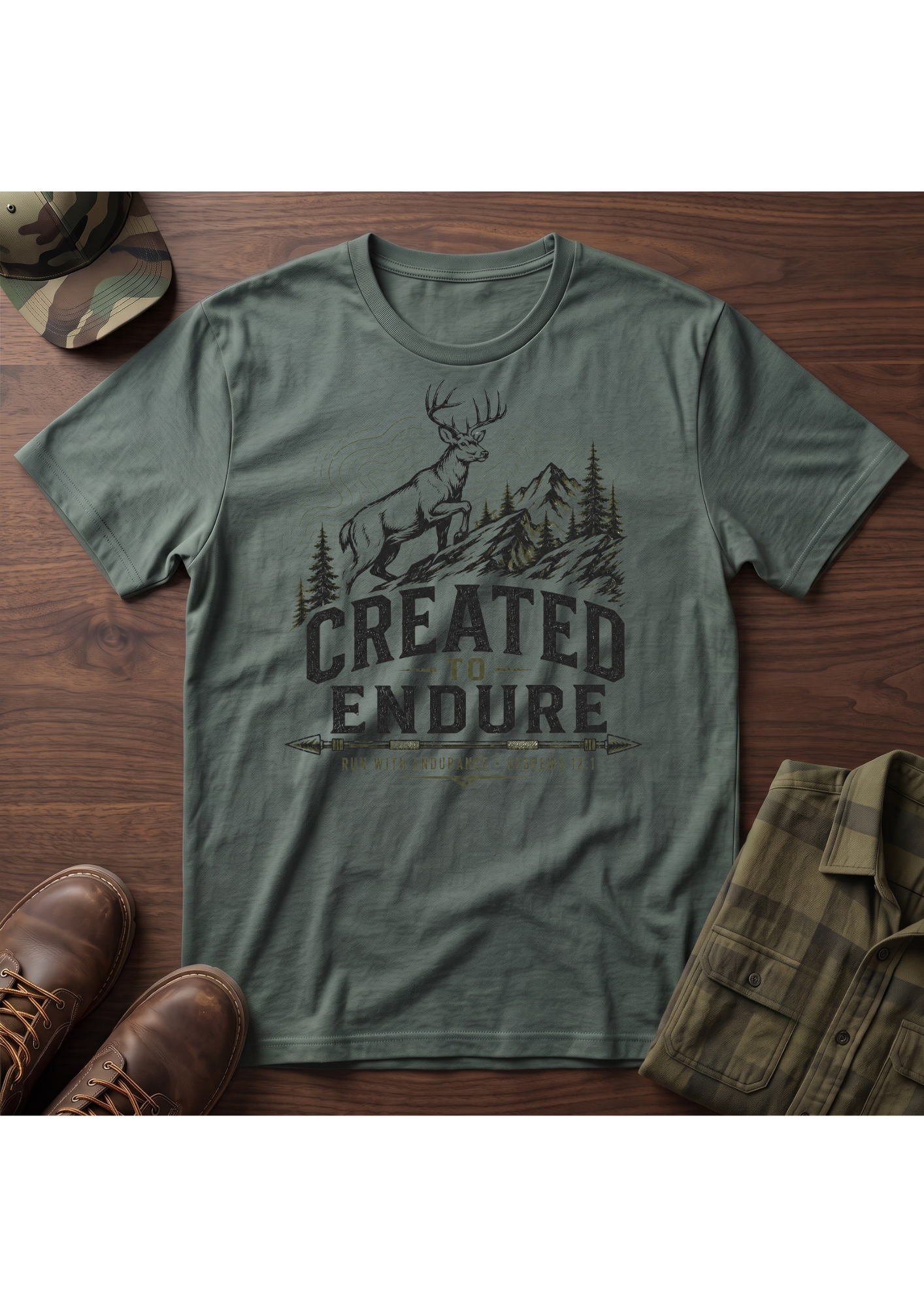 CREATED TO ENDURE 2 T-SHIRT