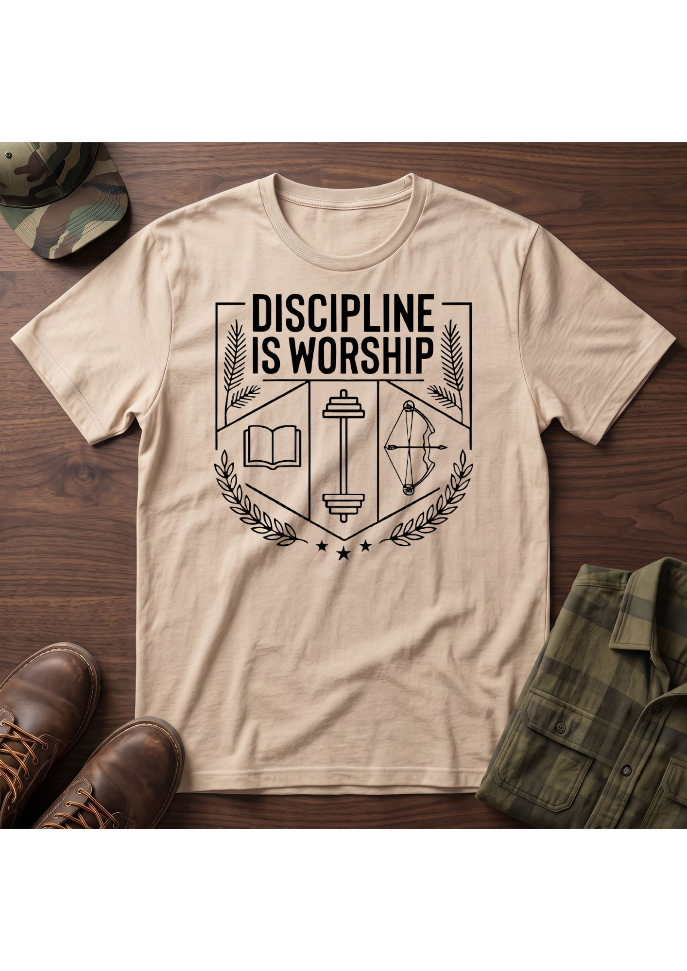 Discipline is Worship Minimalist T-Shirt
