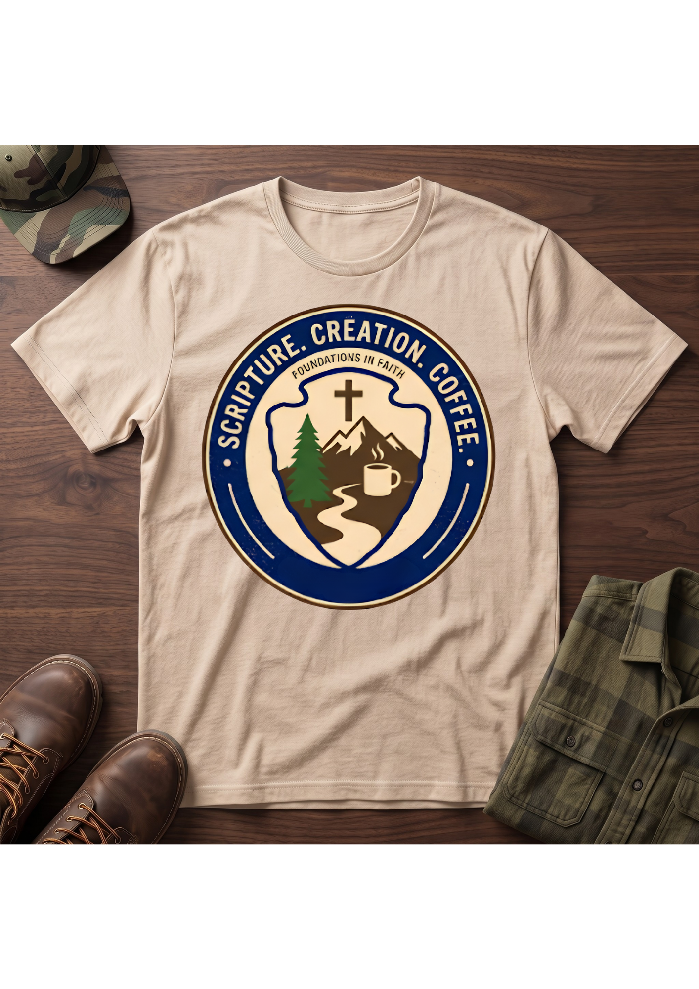 Scripture Creation Coffee T-Shirt