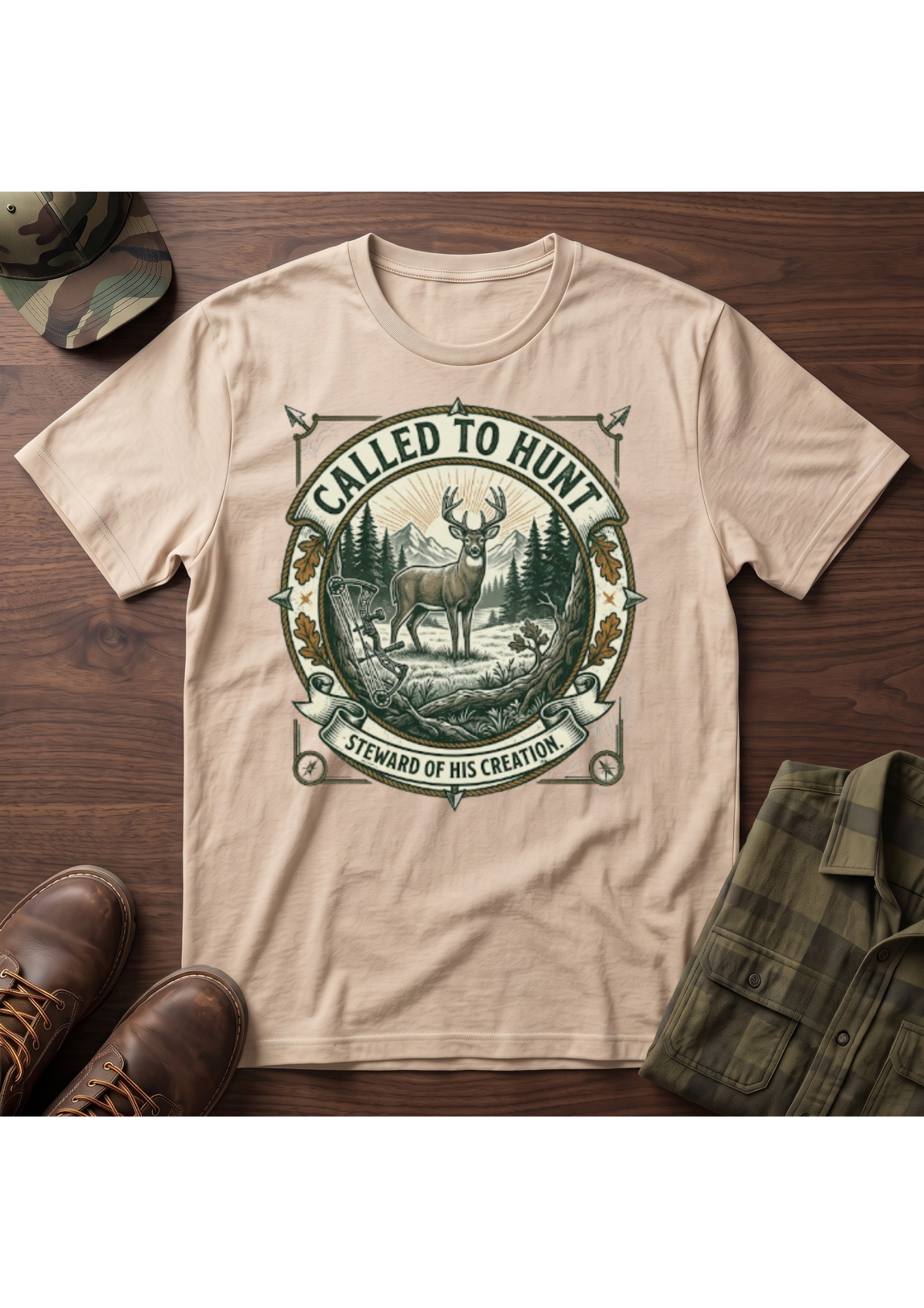 Called to Hunt Portrait T-Shirt