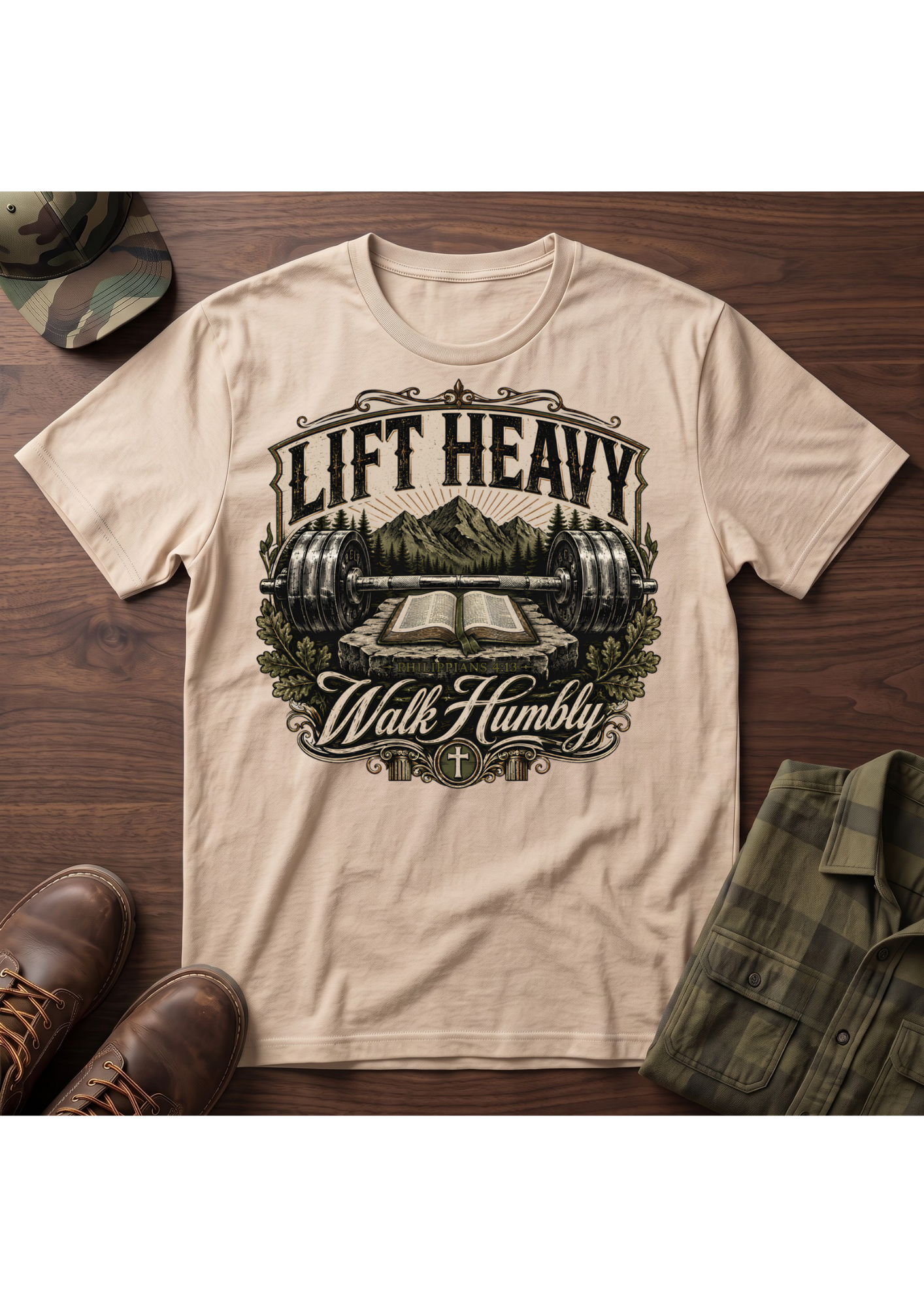 Lift Heavy Walk Humbly T-Shirt