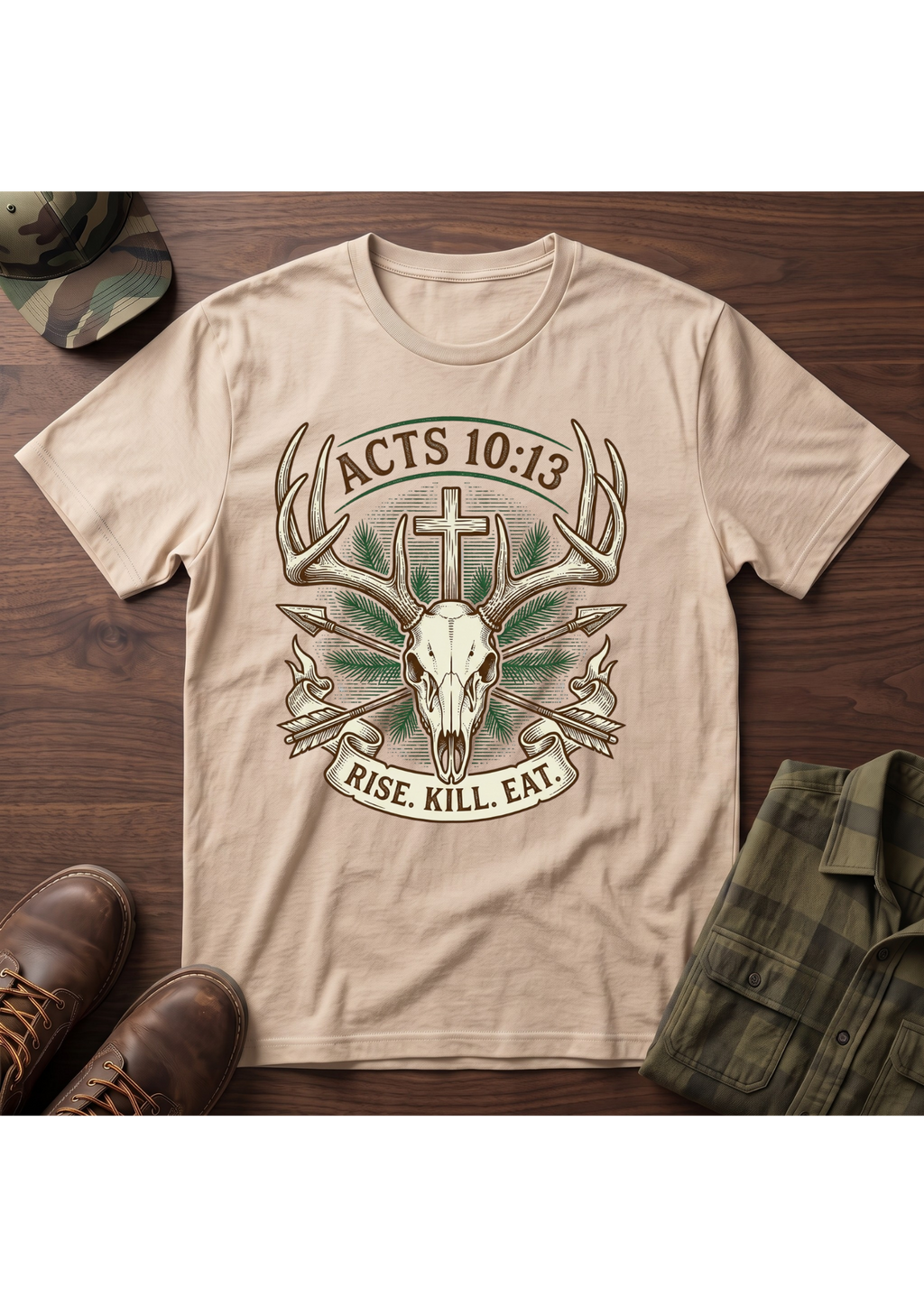 Rise, Kill, Eat Deadhead T-Shirt