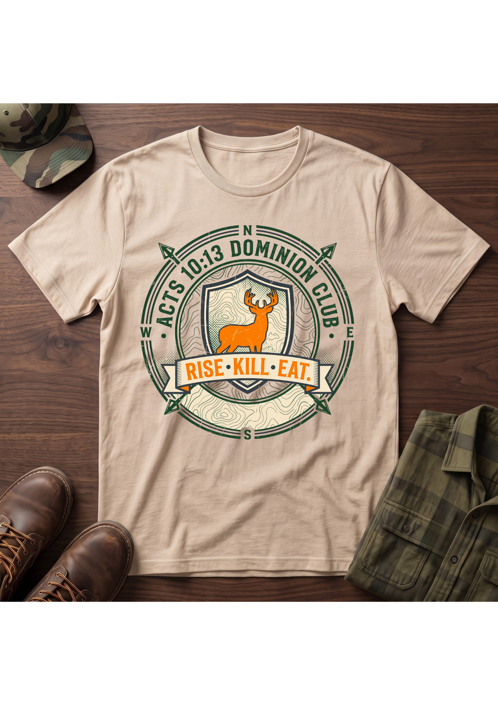 Rise, Kill, Eat Buck Silhouette T-Shirt