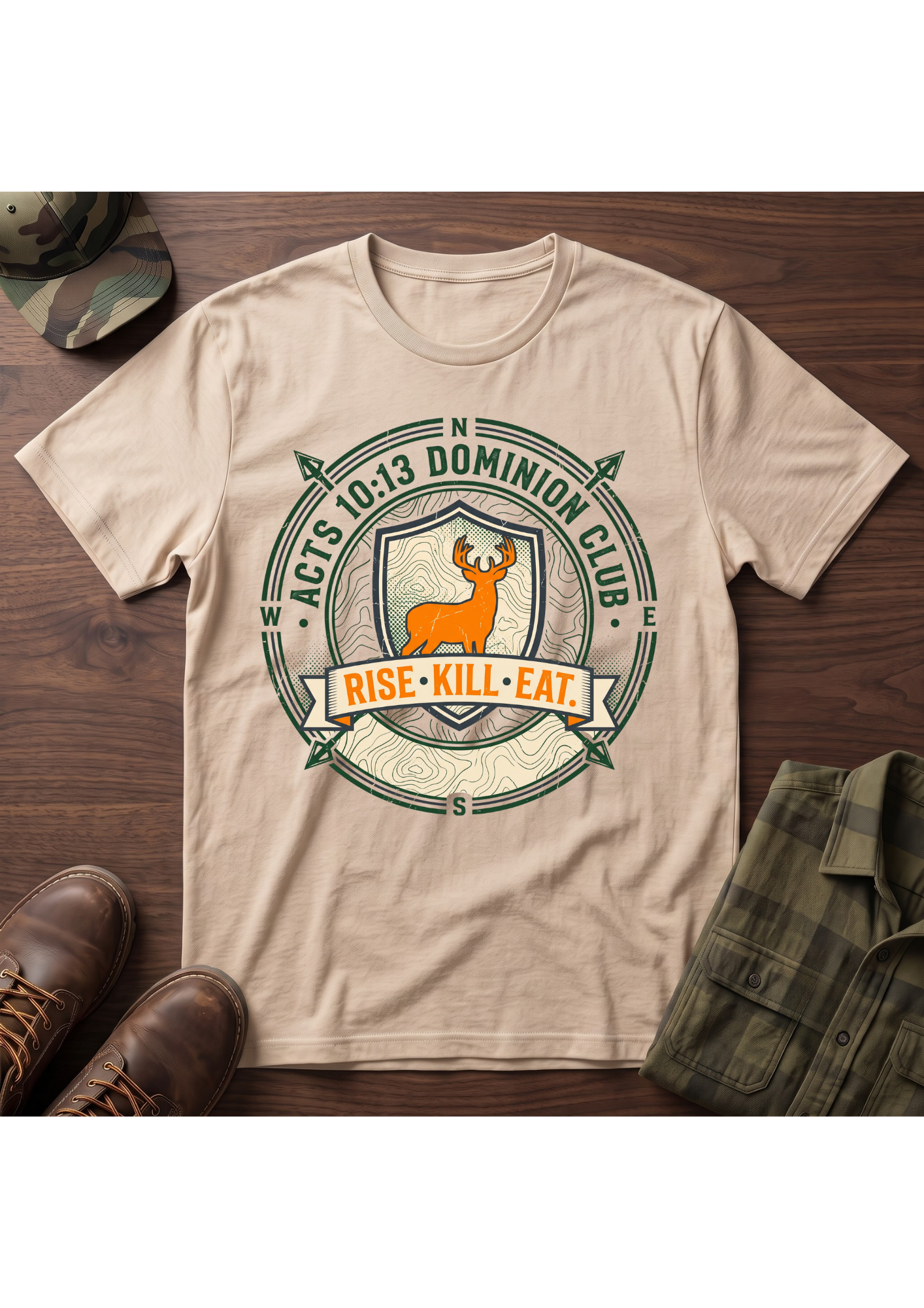Rise, Kill, Eat Buck Silhouette T-Shirt