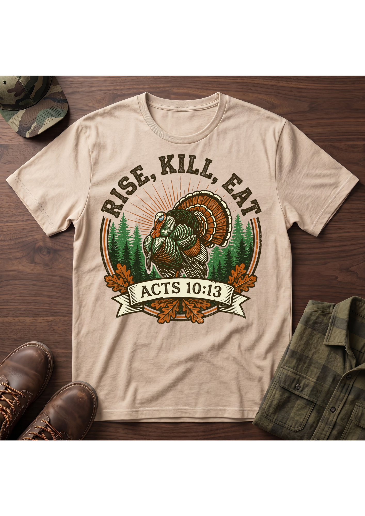 Rise, Kill, Eat Turkey T-Shirt