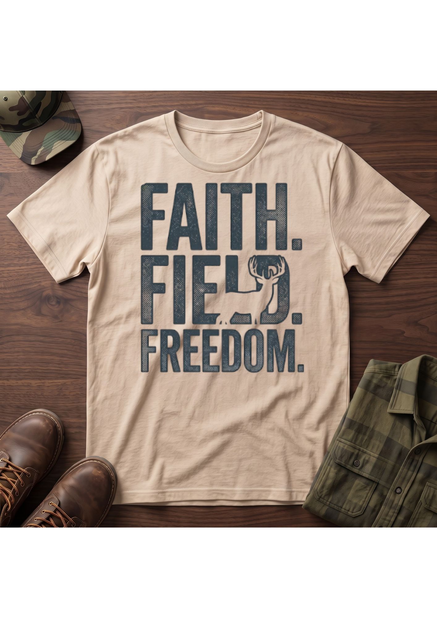 Faith, Field, Freedom T-Shirt