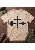 Cross, Barbell and Arrow T-Shirt