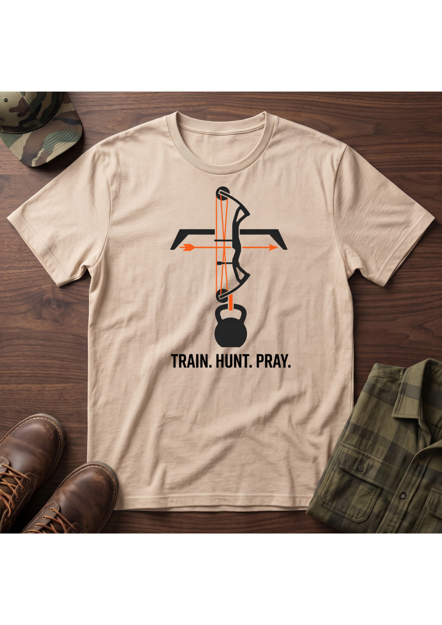 Train Hunt Pray T-Shirt