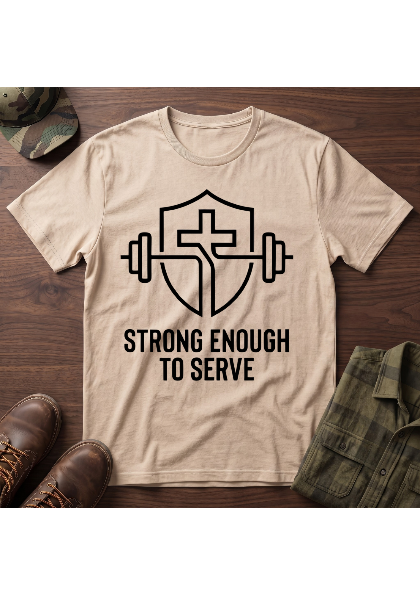 Strong Enough to Serve Minimal T-Shirt