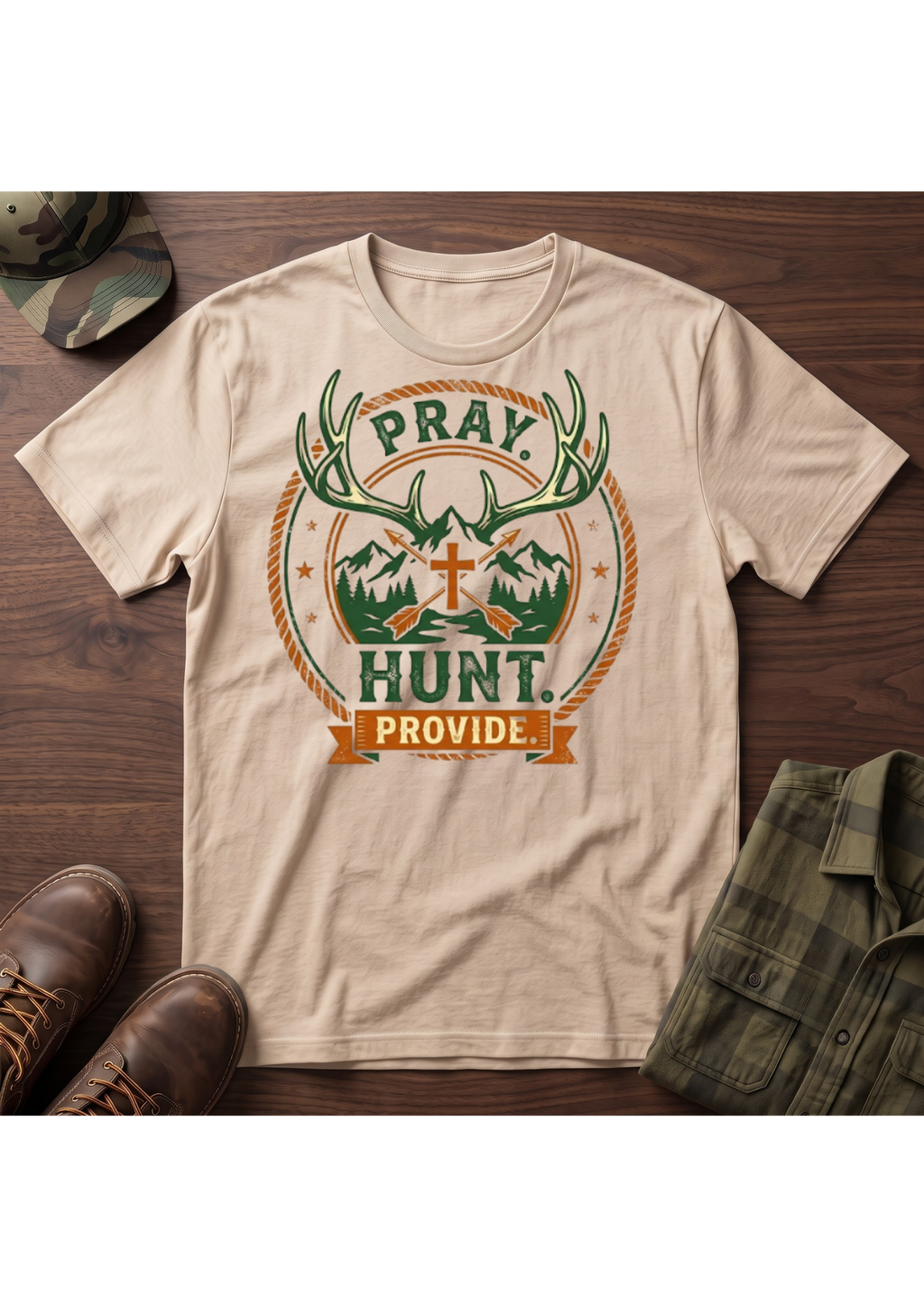 Pray, Hunt, Provide T-Shirt