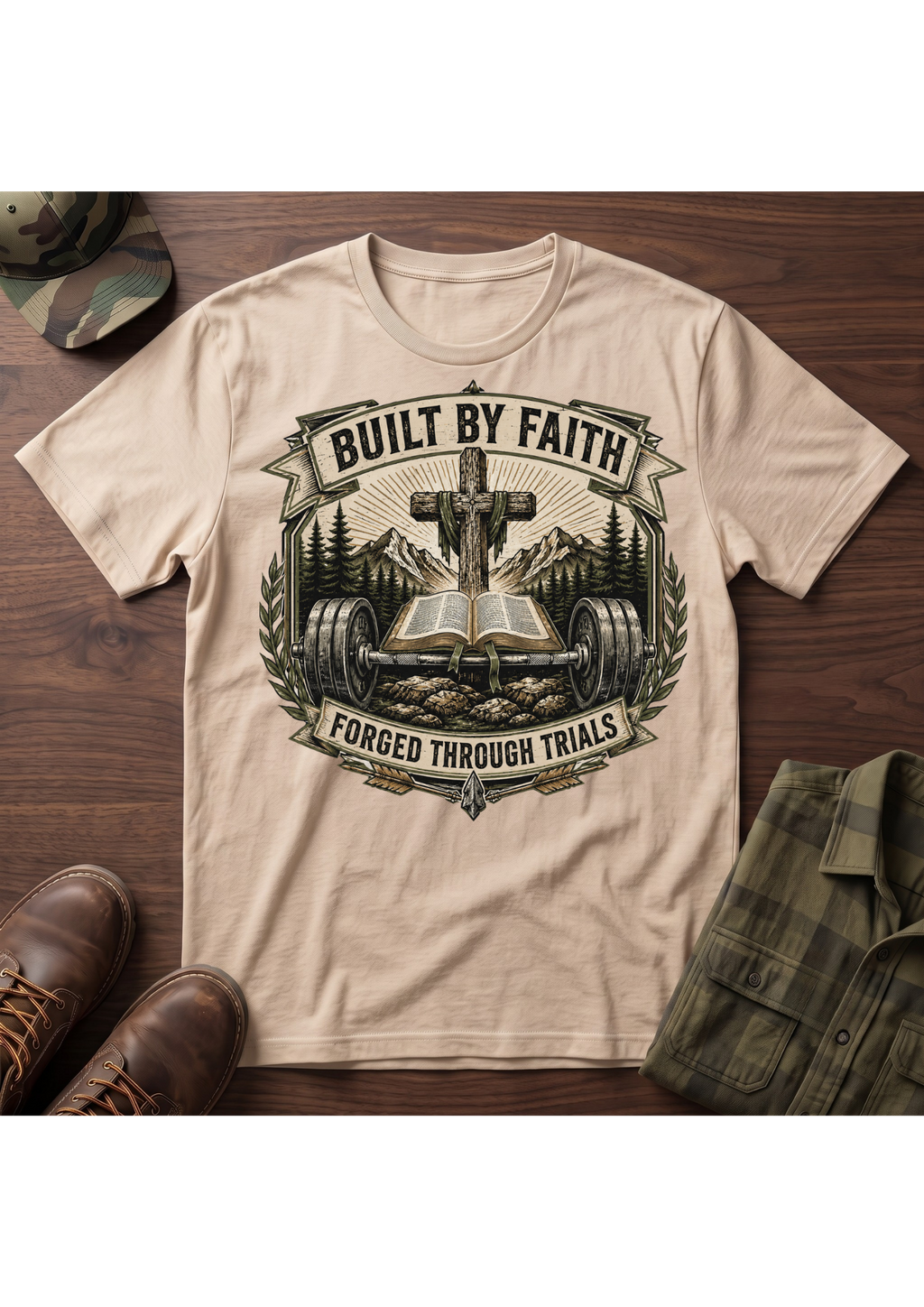 Built By Faith T-Shirt