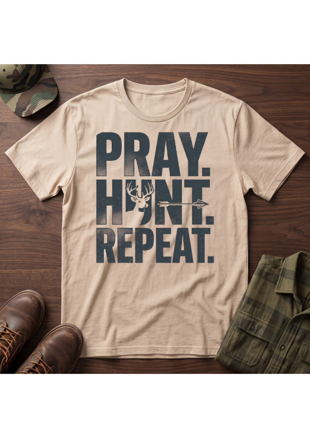 Pray, Hunt, Repeat T-Shirt