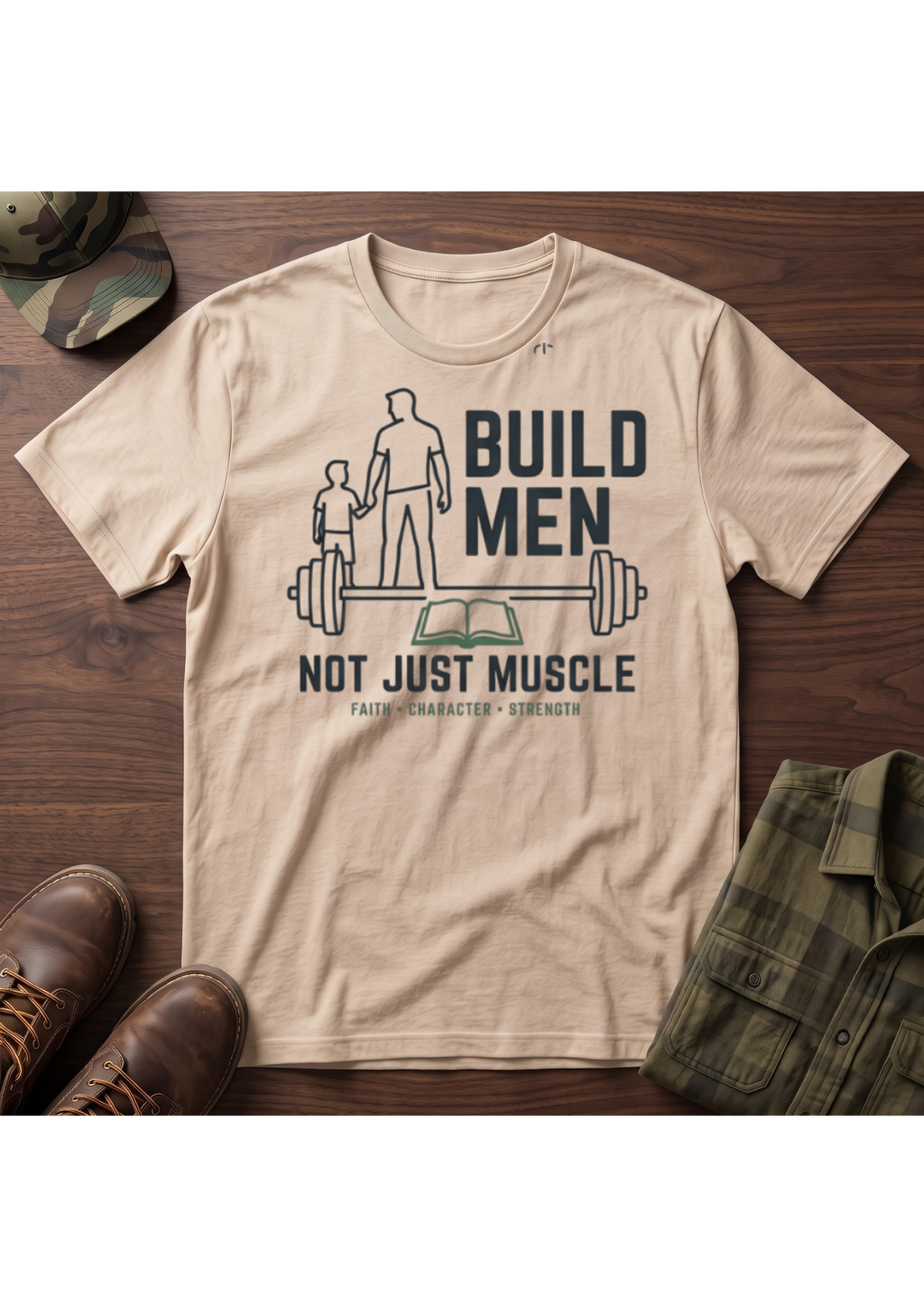 Build Men Fatherhood T-Shirt