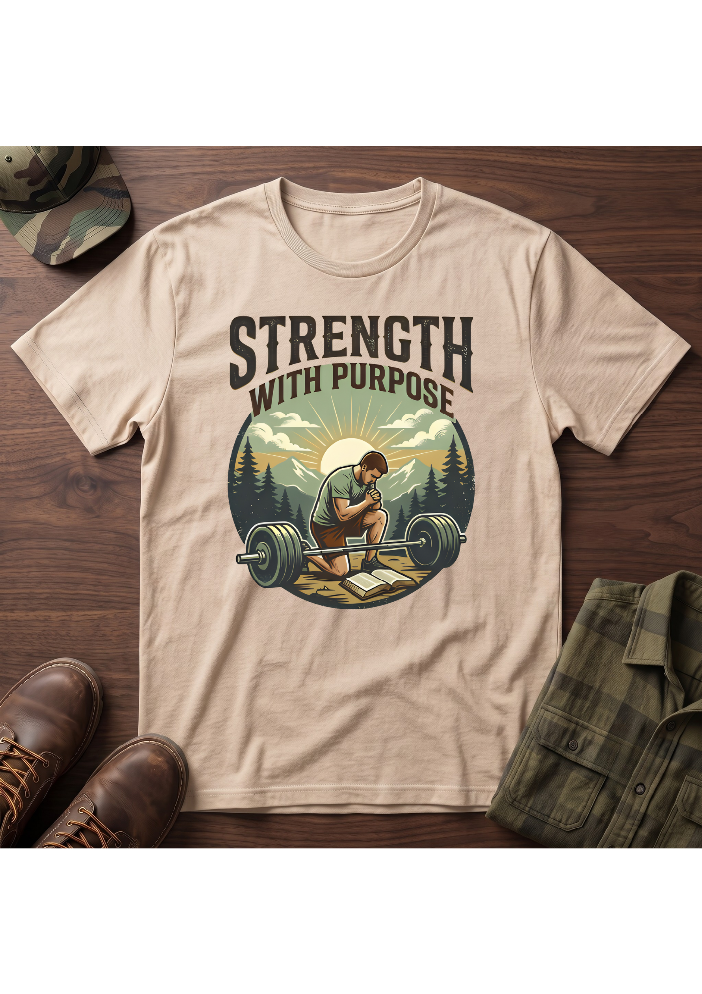 Strength with Purpose Prayer T-Shirt