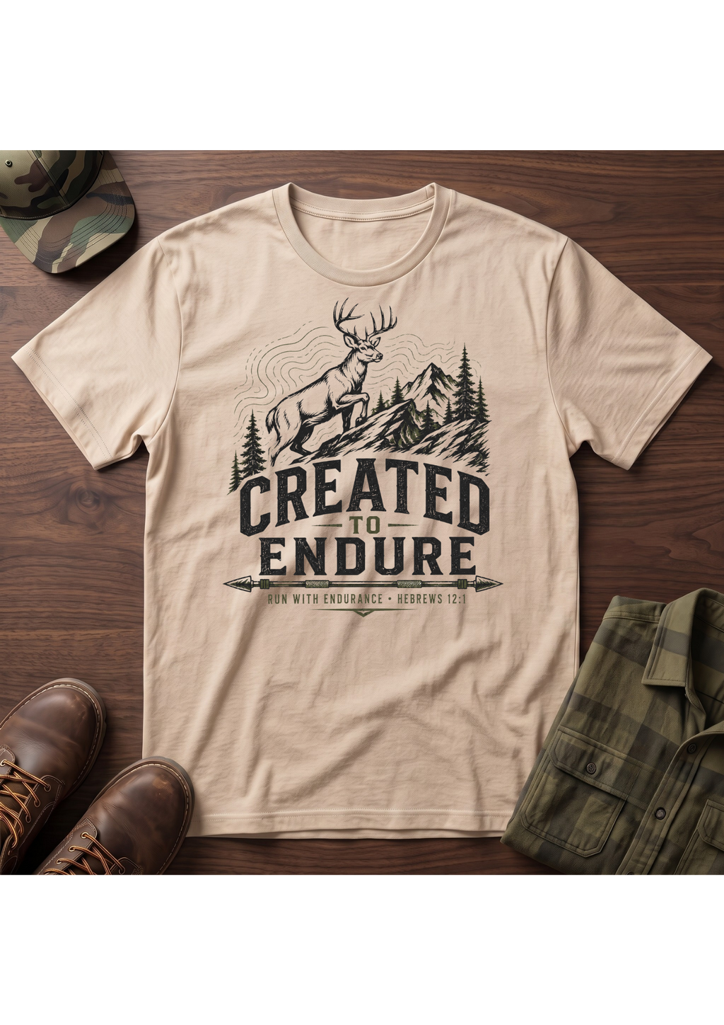 CREATED TO ENDURE 2 T-SHIRT