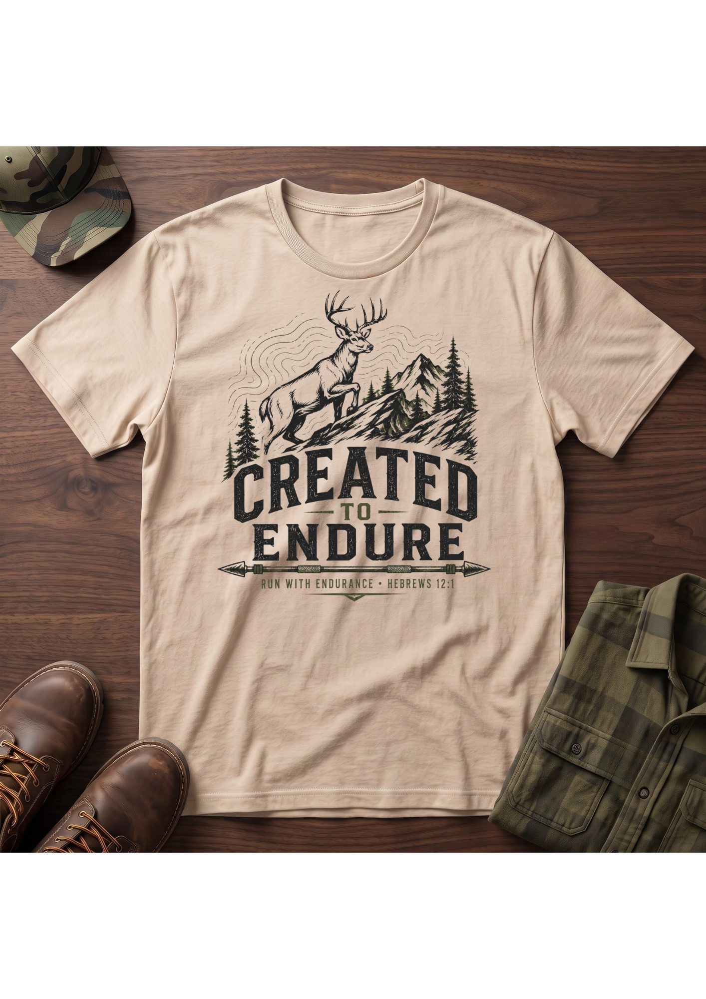 CREATED TO ENDURE 2 T-SHIRT