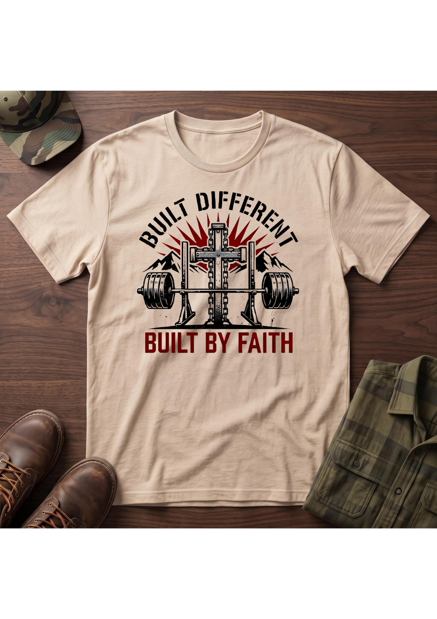 Built Different by Faith T-Shirt