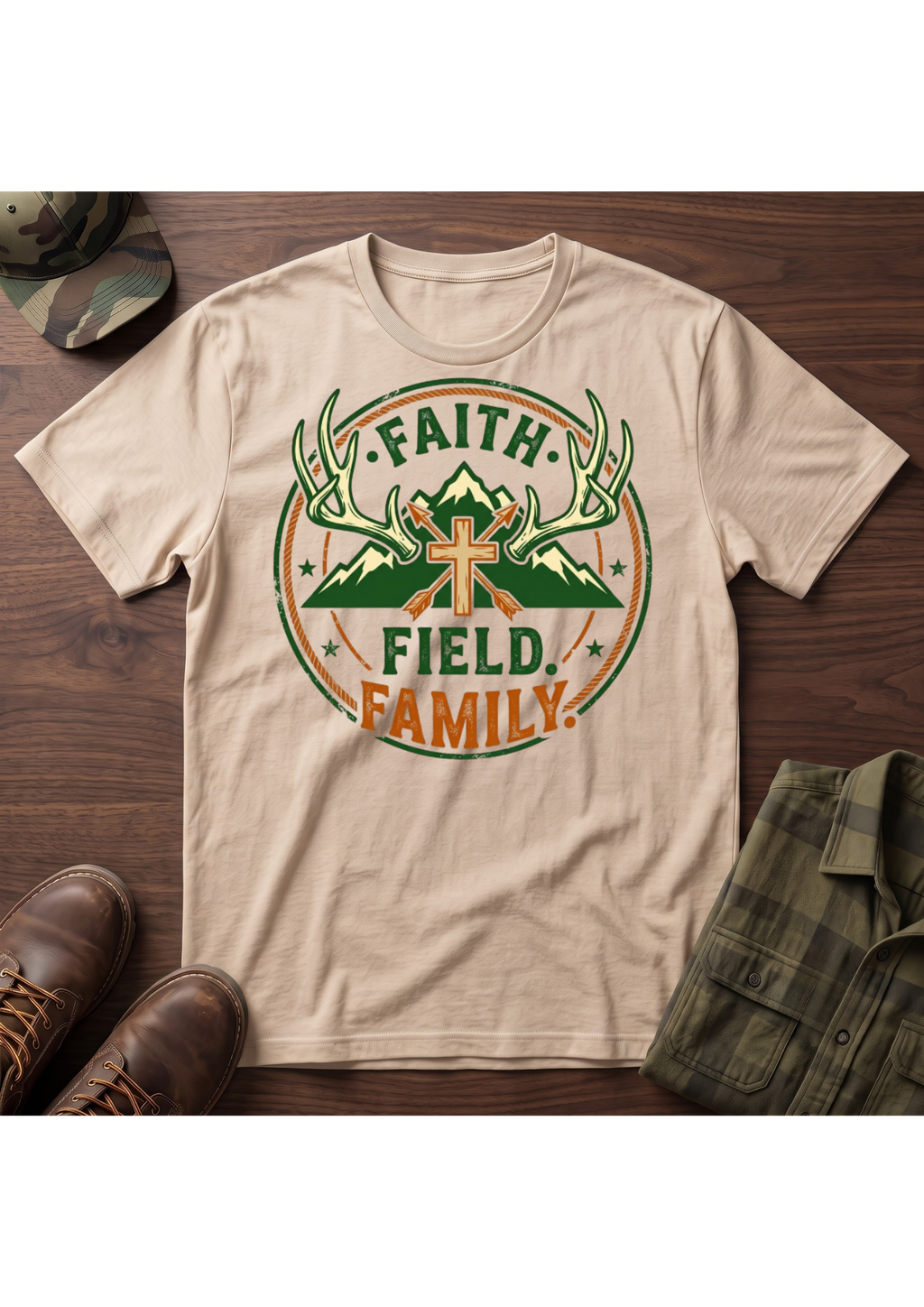 Faith, Field, Family T-Shirt