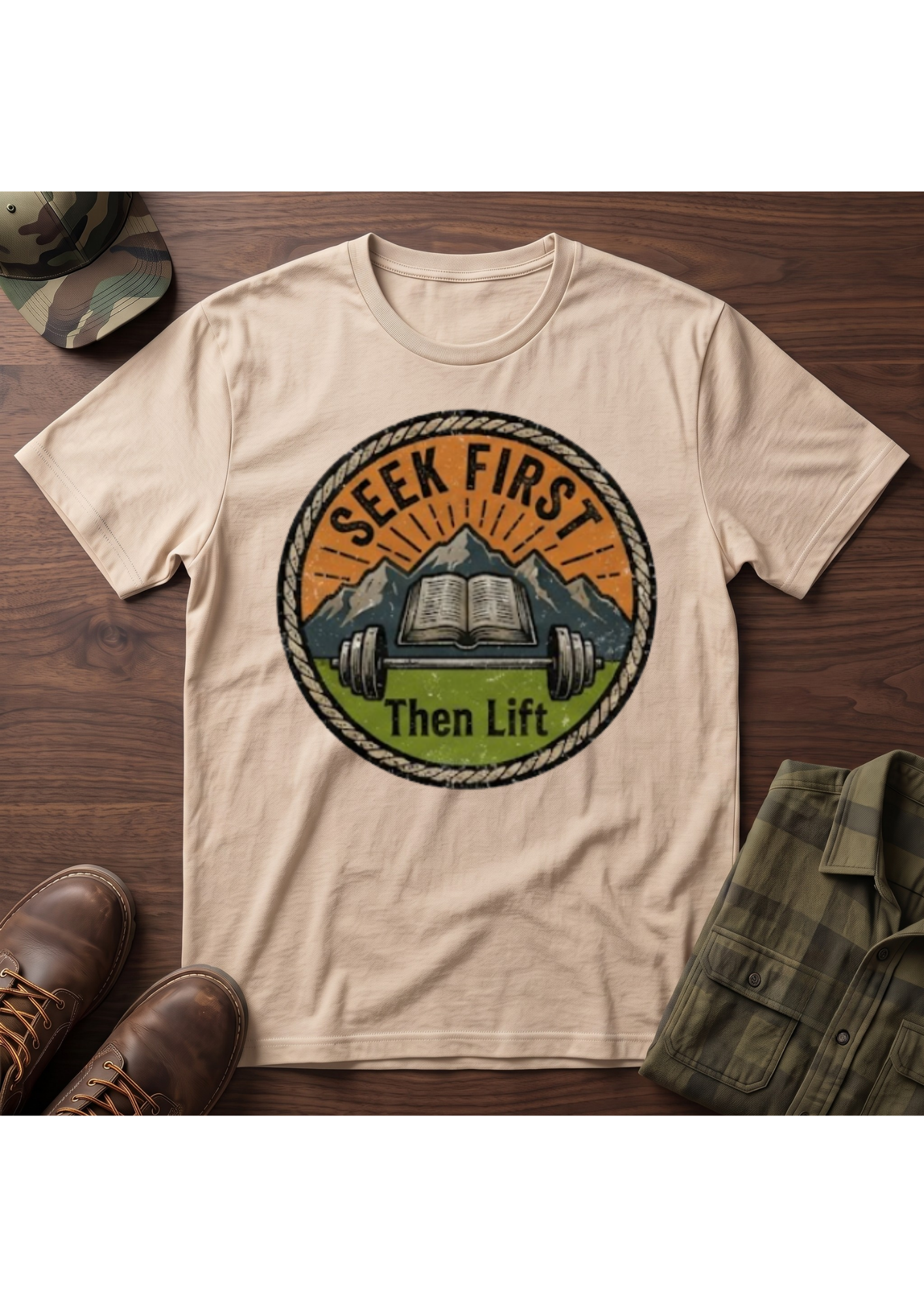 Seek First, Then Lift T-Shirt
