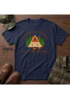 I'd Rather Be in the Woods with My Coffee and Bible Graphic T-SHIRT