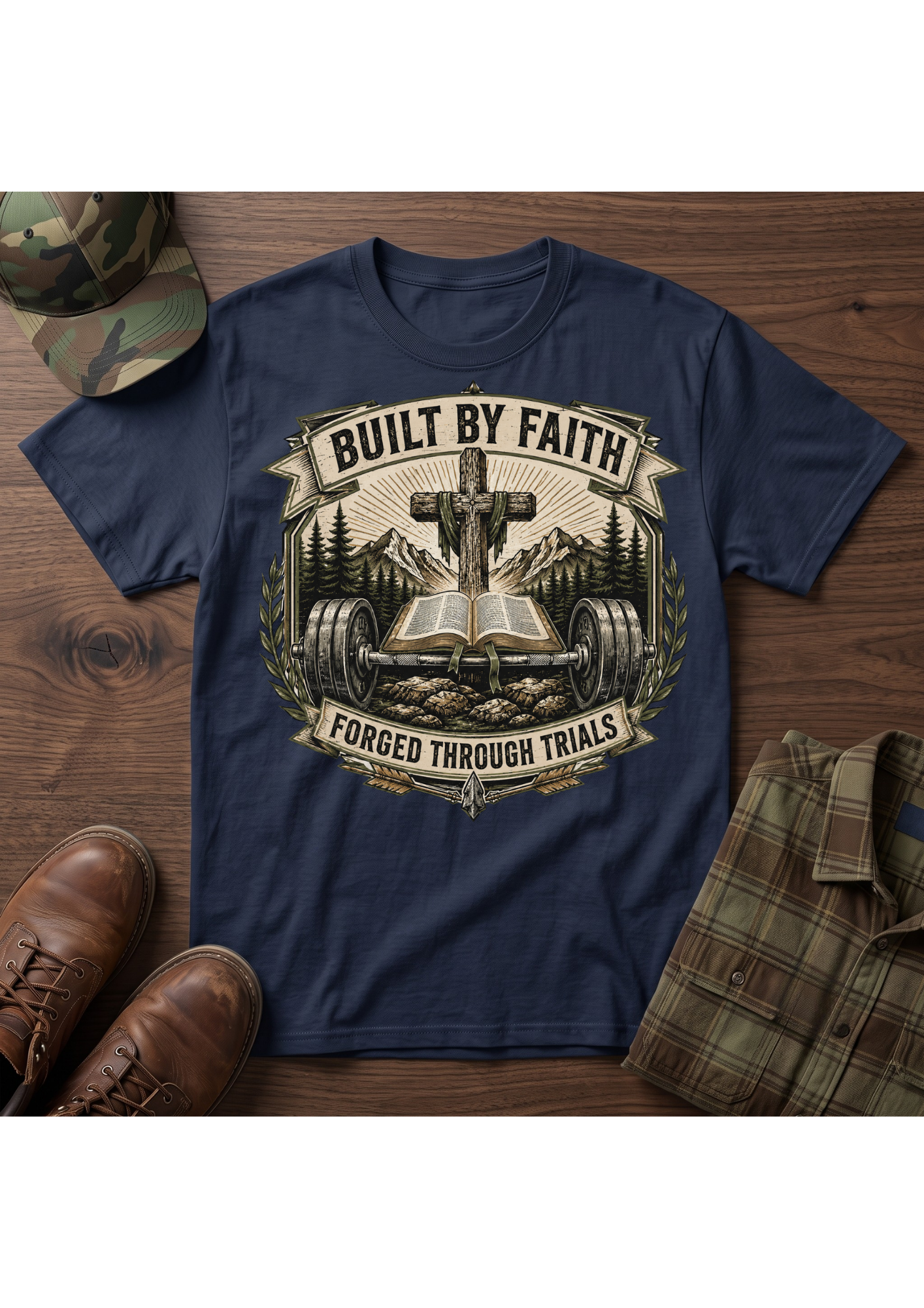 Built By Faith T-Shirt